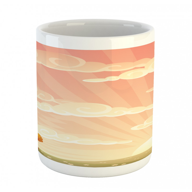 Lonely Tree Rural Field Mug