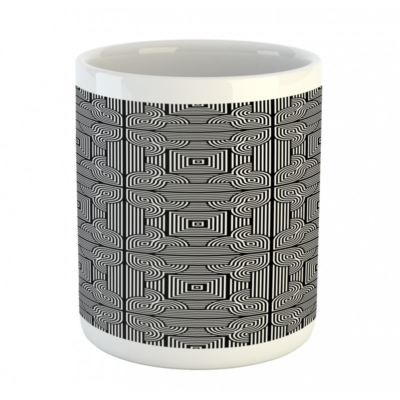 Stripy Geometrical Mug