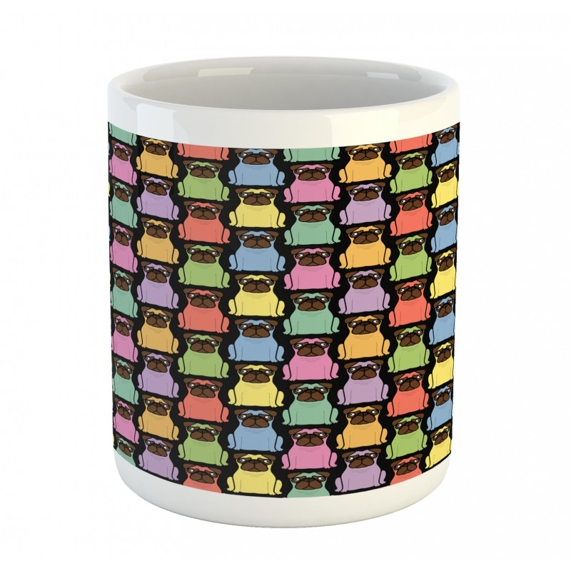 Colorful Cartoon Dogs Mug