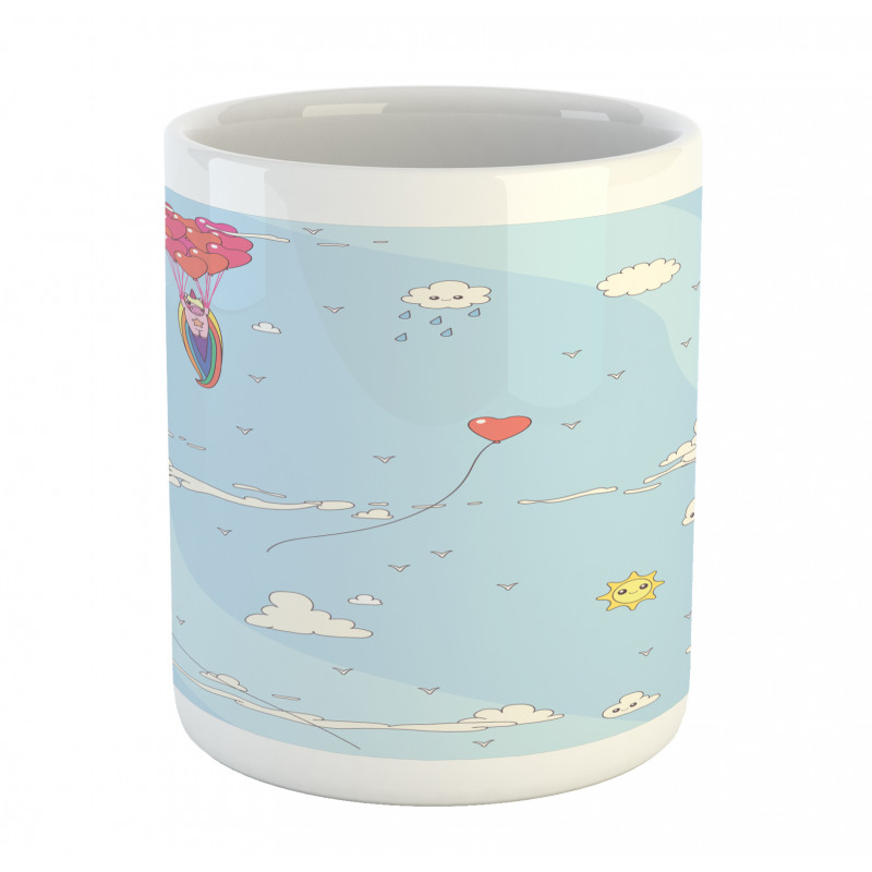 Balloons in Sky Mug