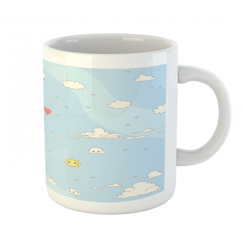 Balloons in Sky Mug