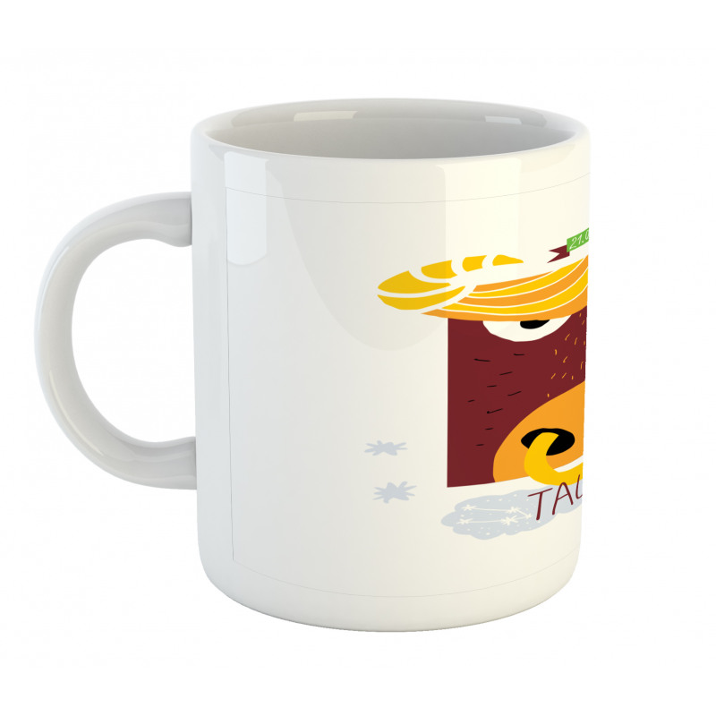 Angry Bull Face Mug