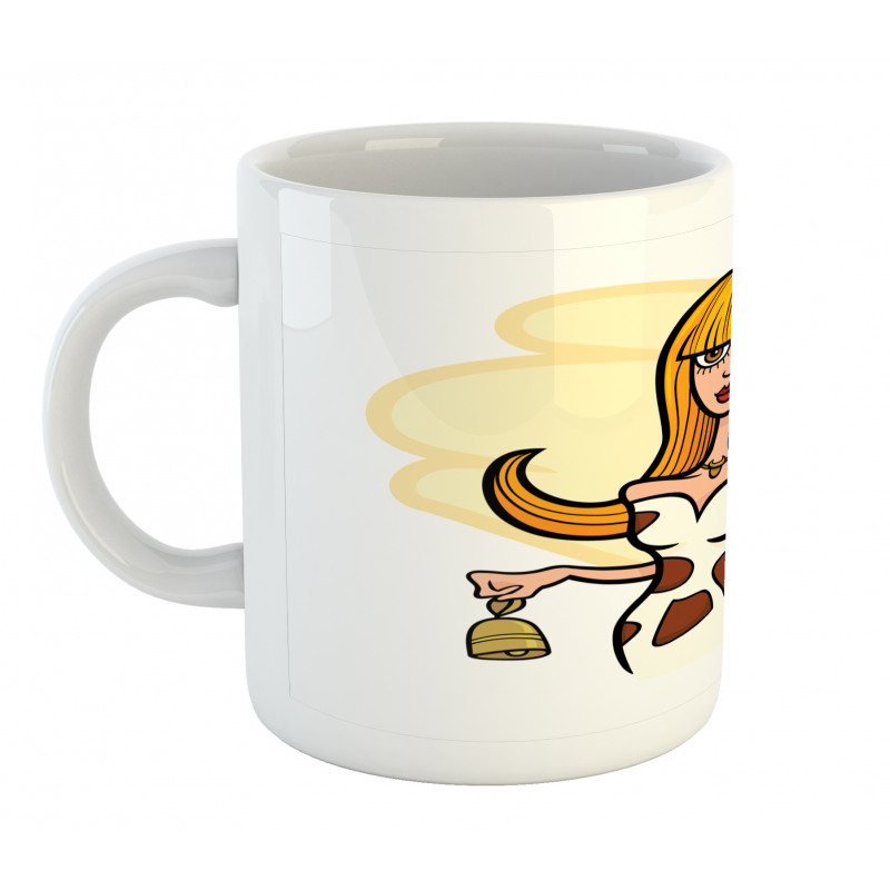 Cartoon Woman Mug