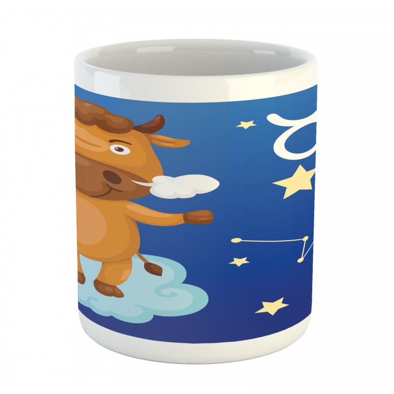 Bull on a Cloud Mug