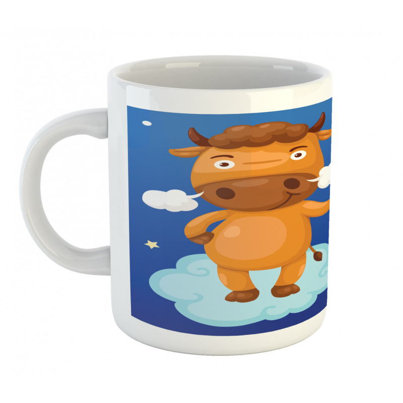 Bull on a Cloud Mug