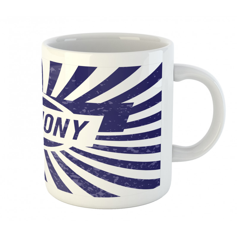 Masculine Name in Blue Mug