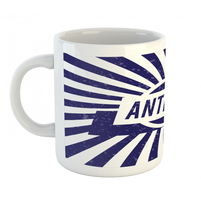 Masculine Name in Blue Mug