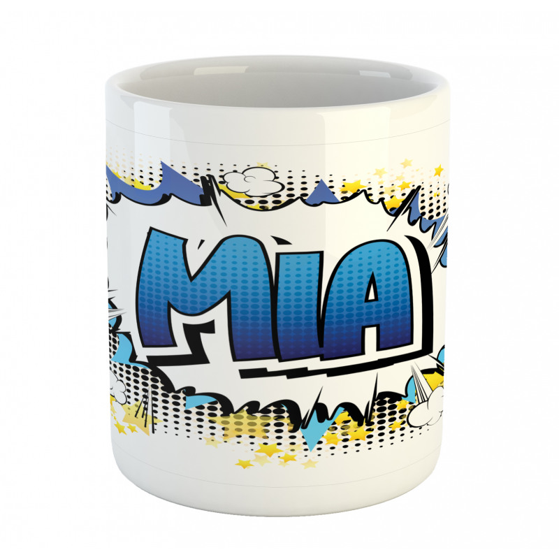 Feminine Name Comic Art Mug