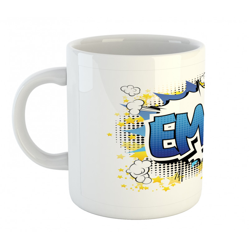 Youthful Teen Comic Book Mug