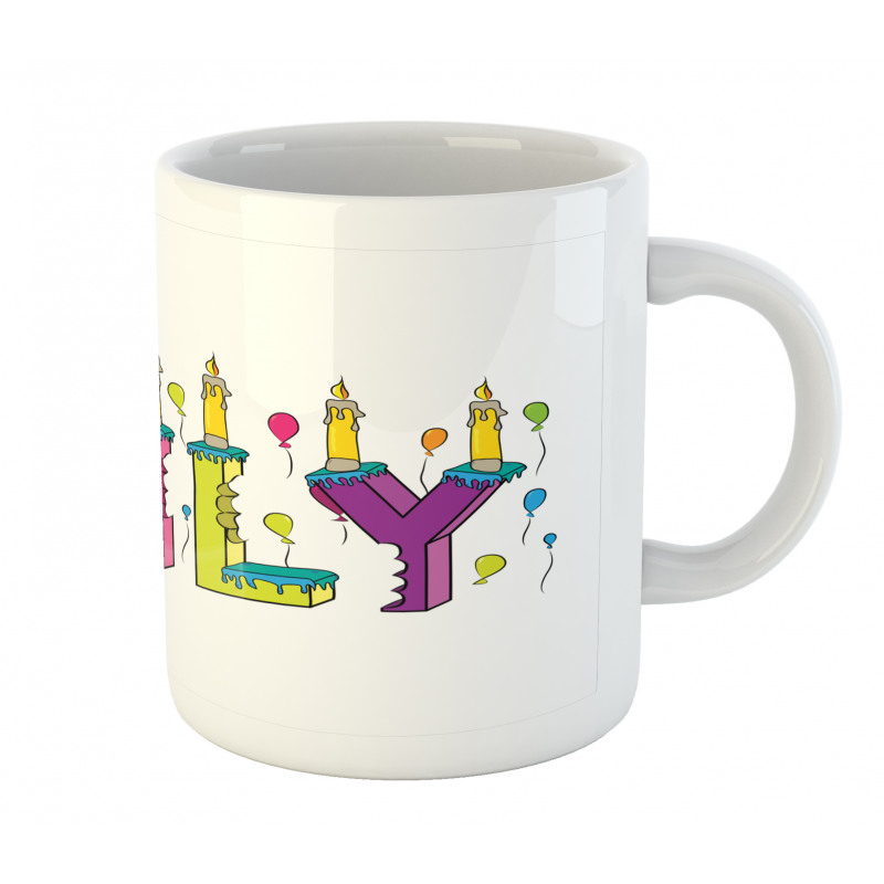 Colorful Cartoon Balloons Mug