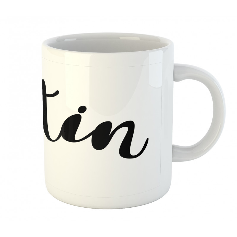 Modern Popular Male Name Mug