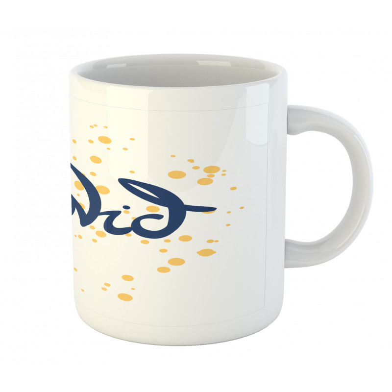 Lettering Style Name Mug