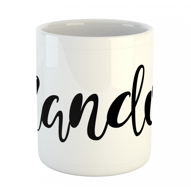 Widespread Name Pattern Mug