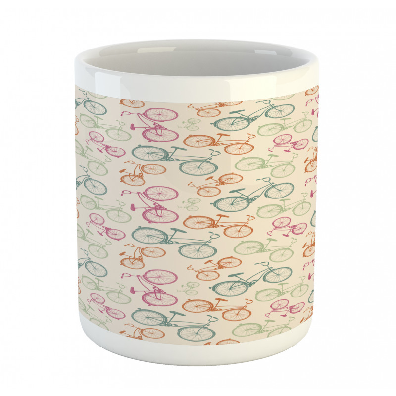 Sketchy Retro Colorful Mug