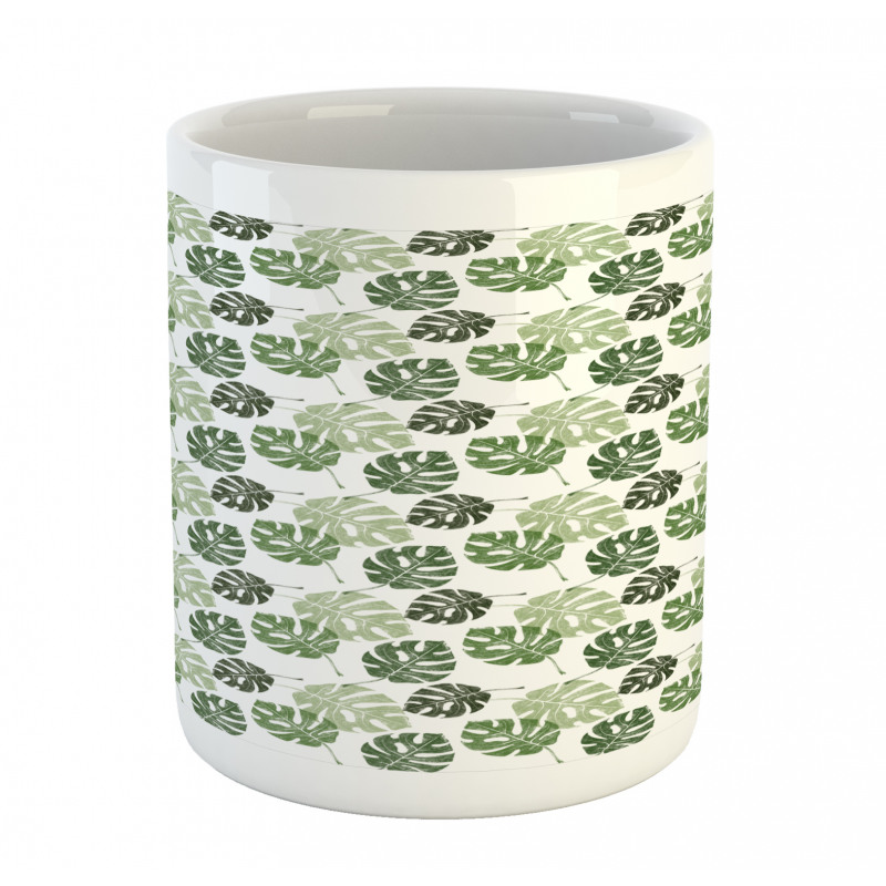 Tropical Jungle Leaves Mug