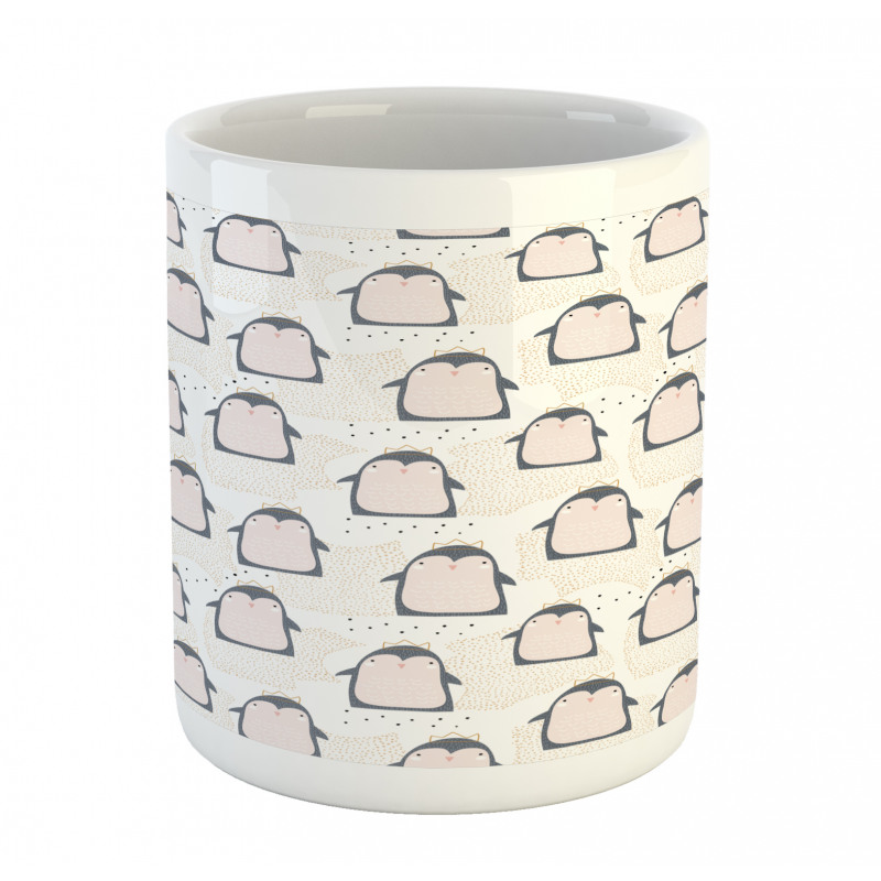 Doodle Antarctica Birds Mug