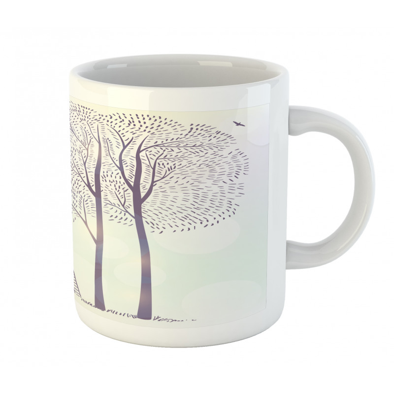 Sketch Country House Mug