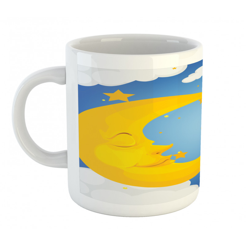 Cartoon Girl Flying Mug