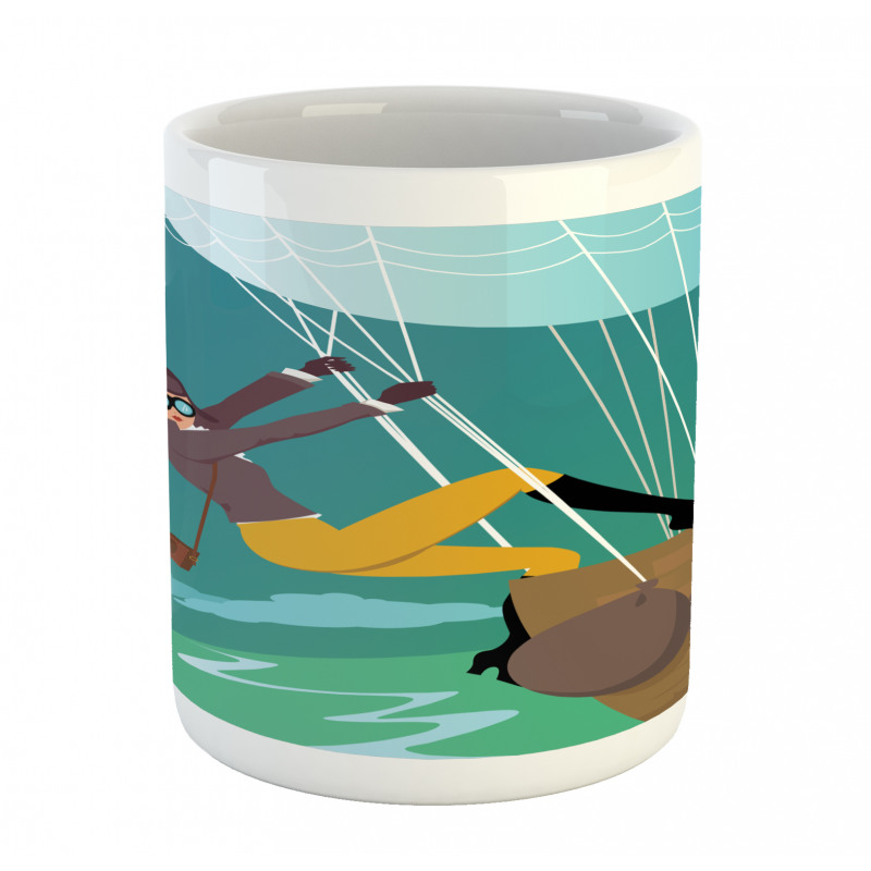 Vintage Explorer Woman Mug