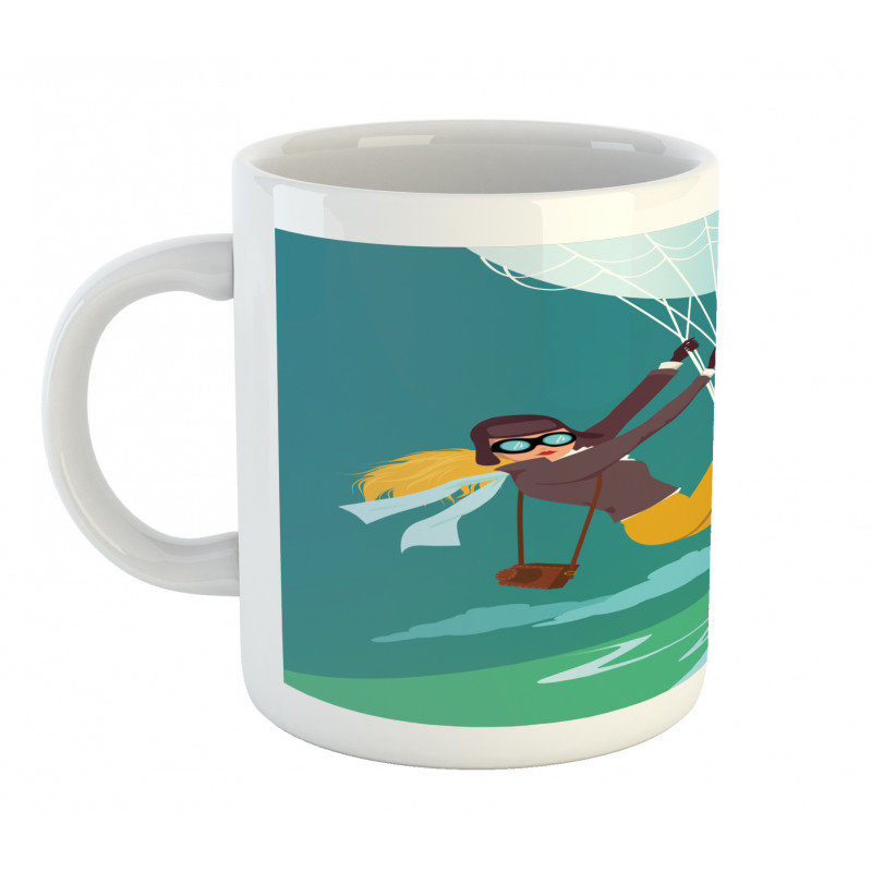 Vintage Explorer Woman Mug