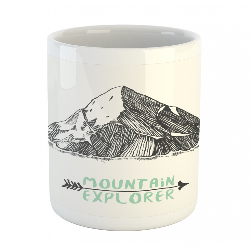 Sketch Mountain Arrow Mug