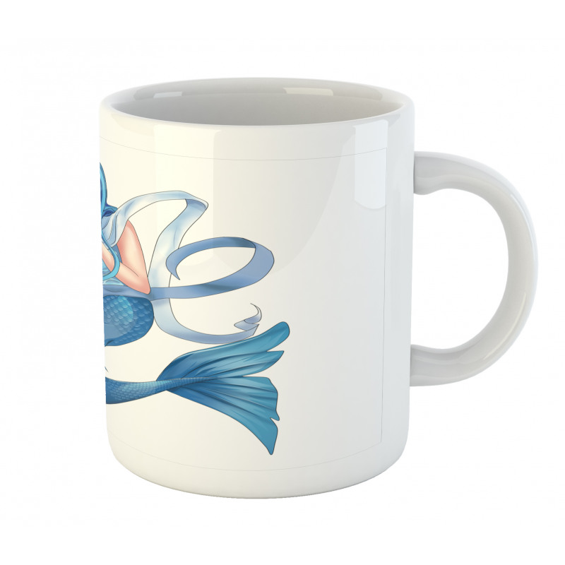 Manga Style Pisces Girl Mug