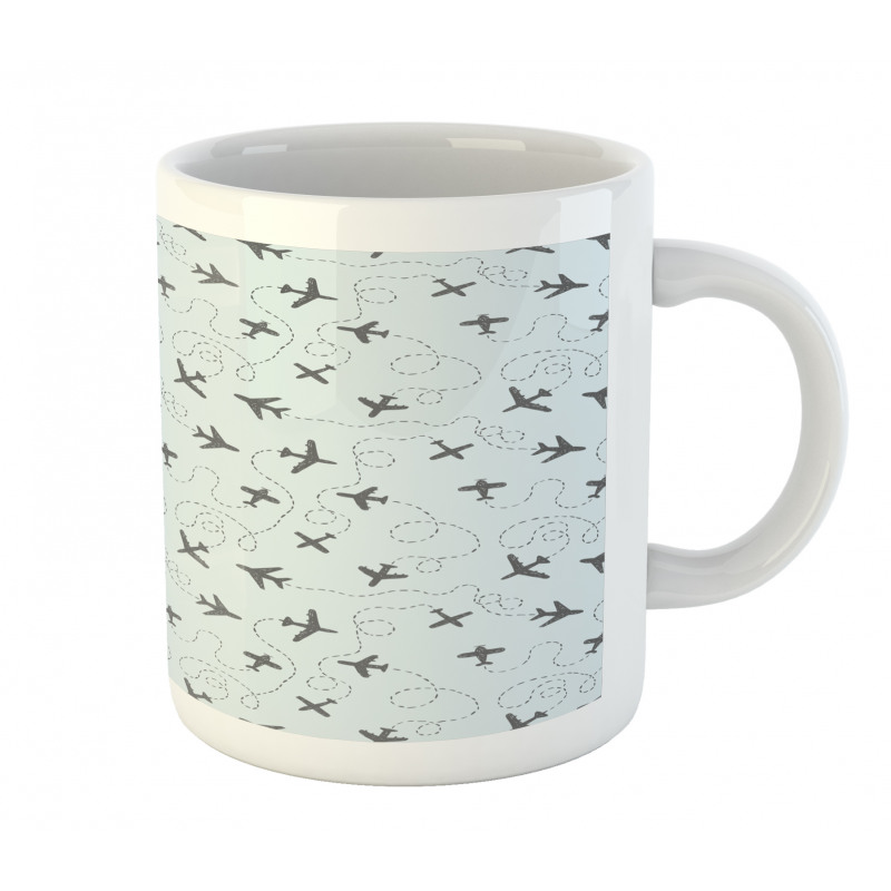 Planes with Swirls Mug