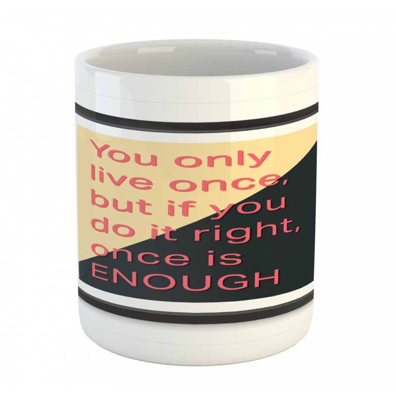 Motivational Poster Design Mug