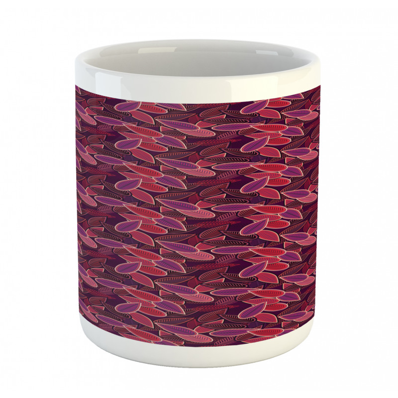 Abstract Leaves Foliage Mug