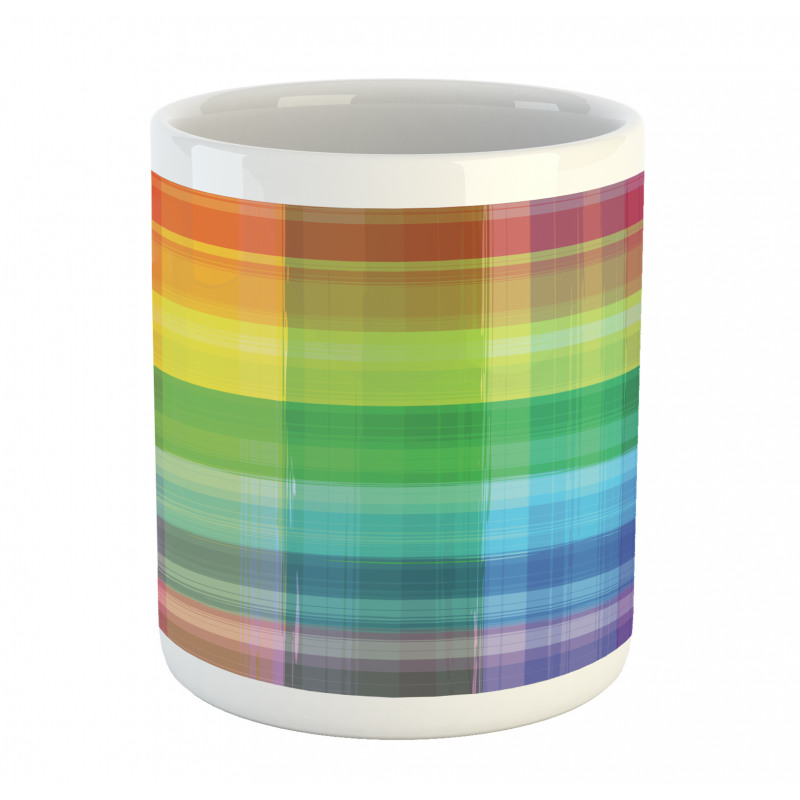 Retro Plaid Mug