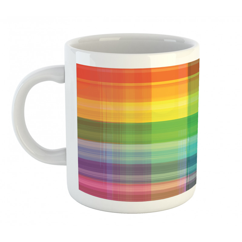 Retro Plaid Mug