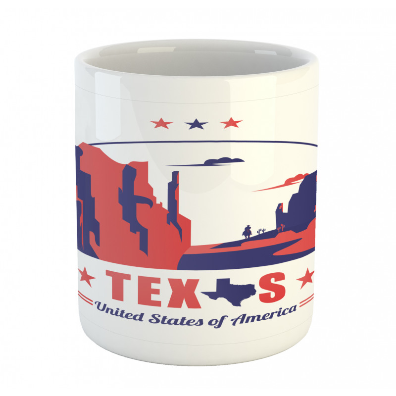 State Map Cowboy Mug