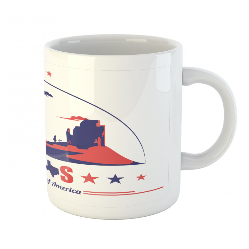 State Map Cowboy Mug