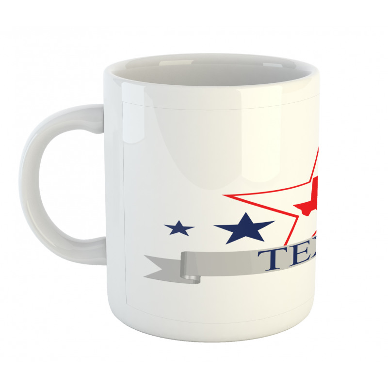 American Map Pattern Mug