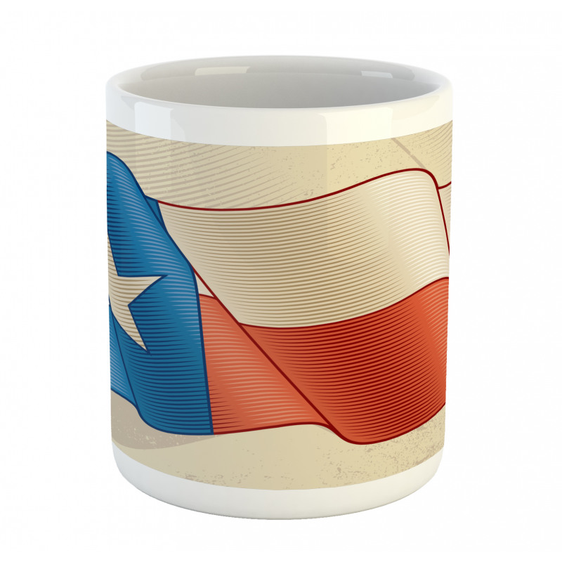 Flapping Flag Motif Mug