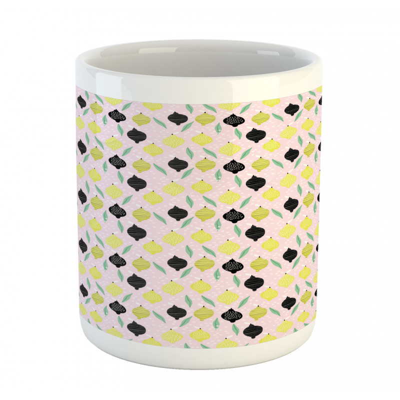 Crocked Line Lemons Mug