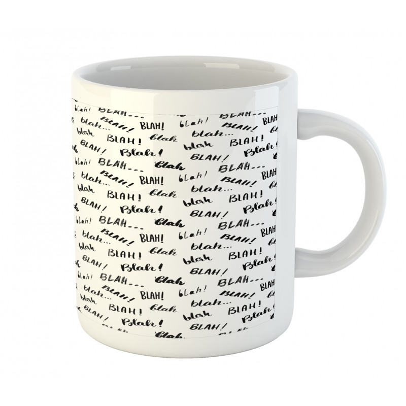 Blah Blah Words Mug