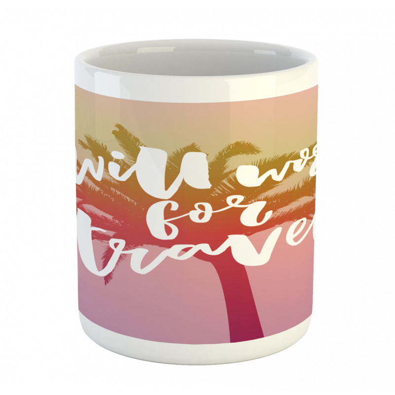 Summer Travel Palm Mug