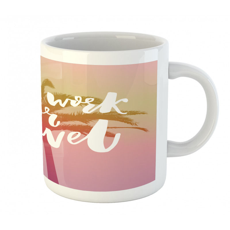 Summer Travel Palm Mug