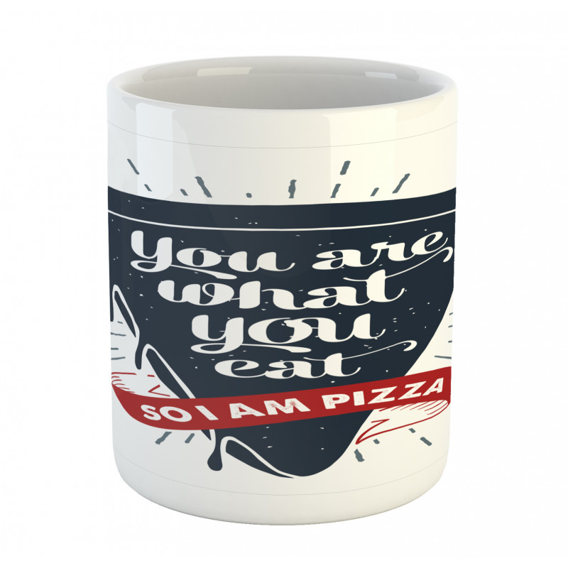 Grunge Pizza Slice Mug