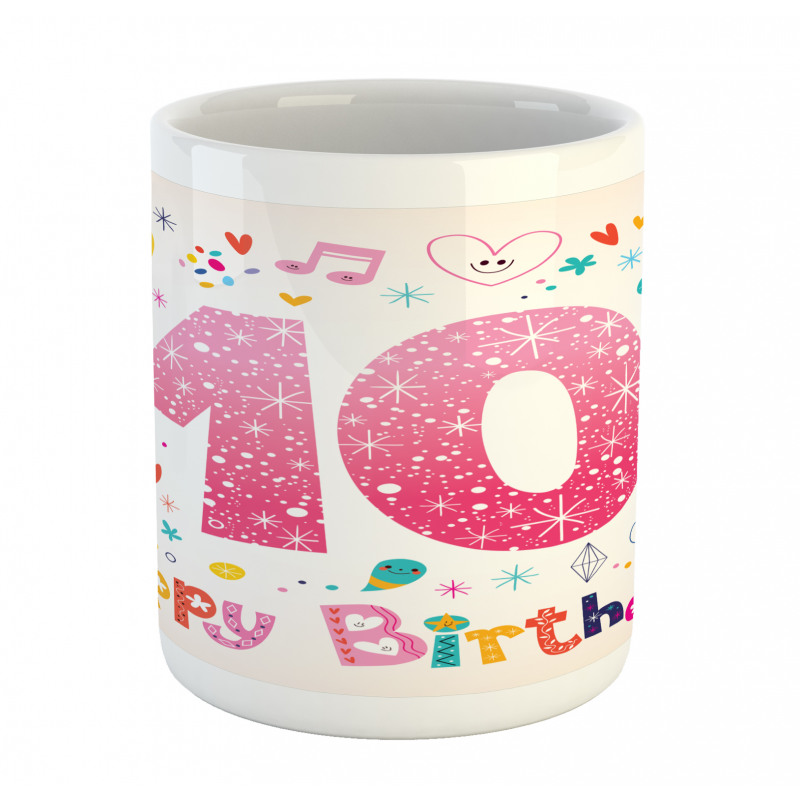 10 Years Kids Birthday Mug