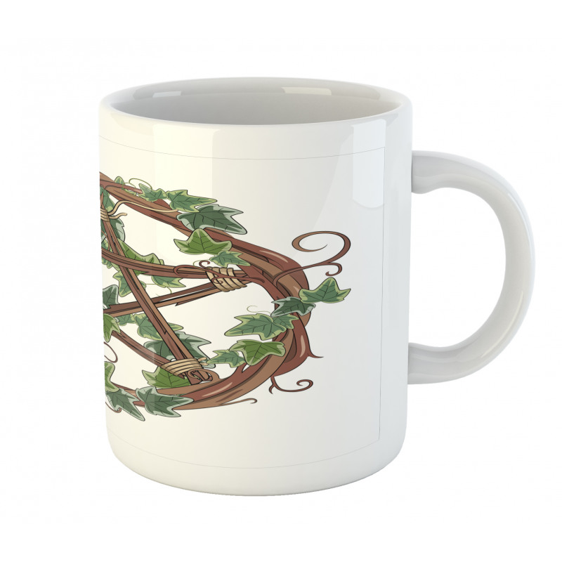 Vine Wreath with Ivy Mug