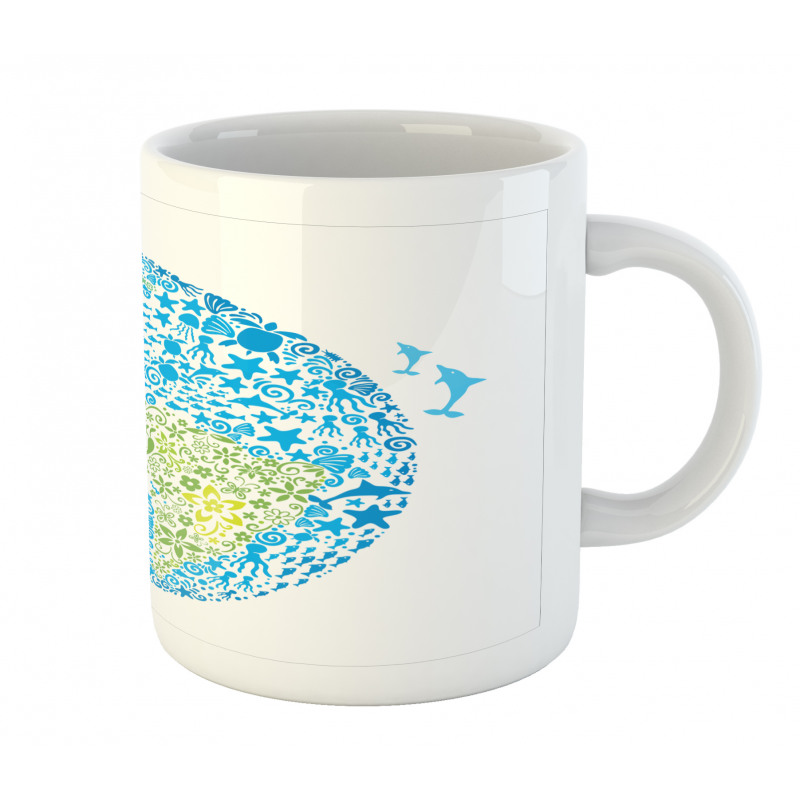 Planet Ecology Theme Mug