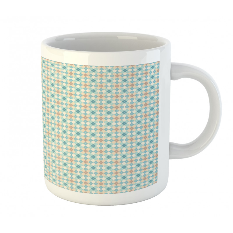 Pastel Rhombus Retro Mug