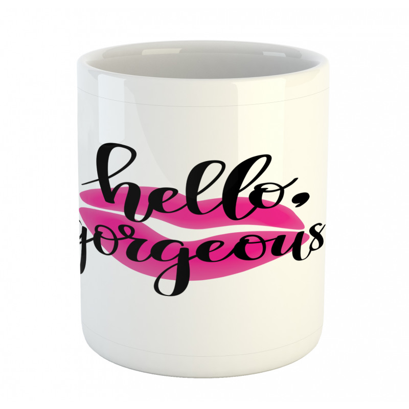 Pink Lipstick Mug