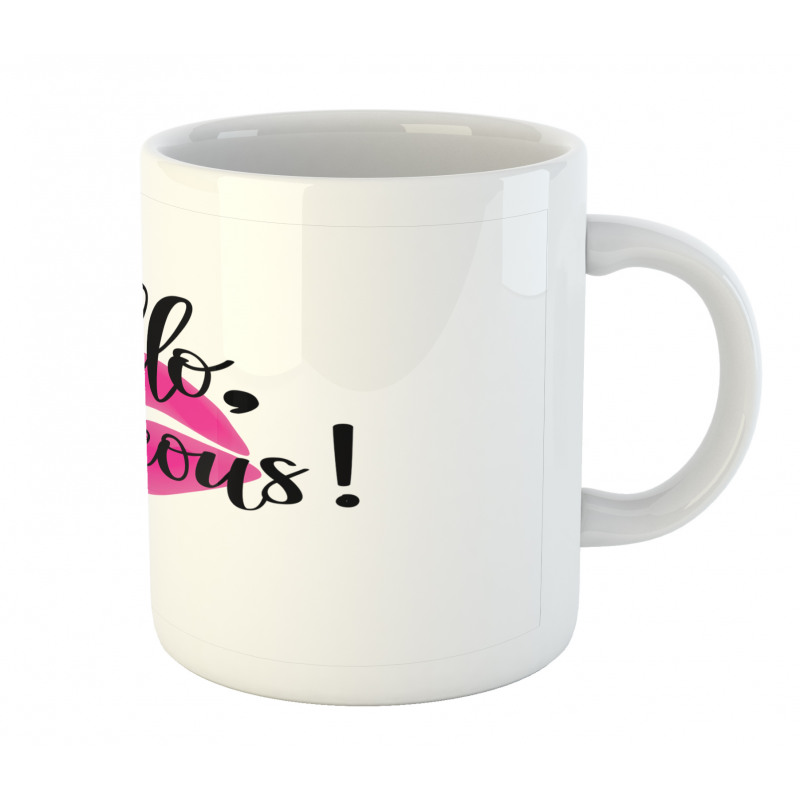 Pink Lipstick Mug