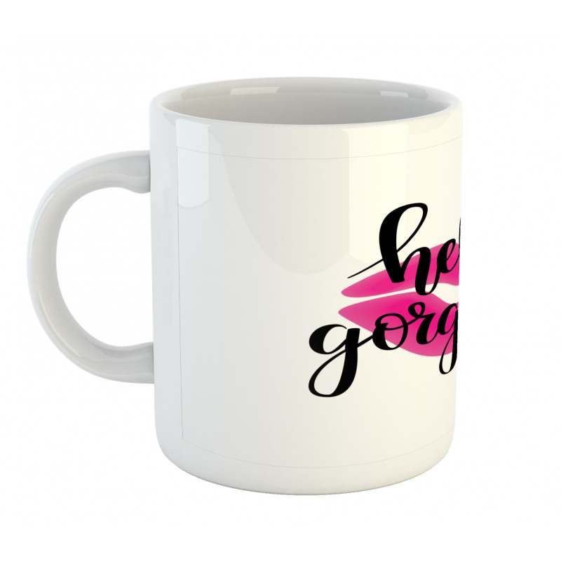 Pink Lipstick Mug