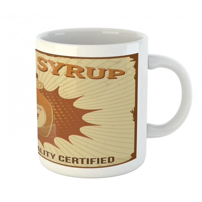 Maple Syrup with Stripes Mug