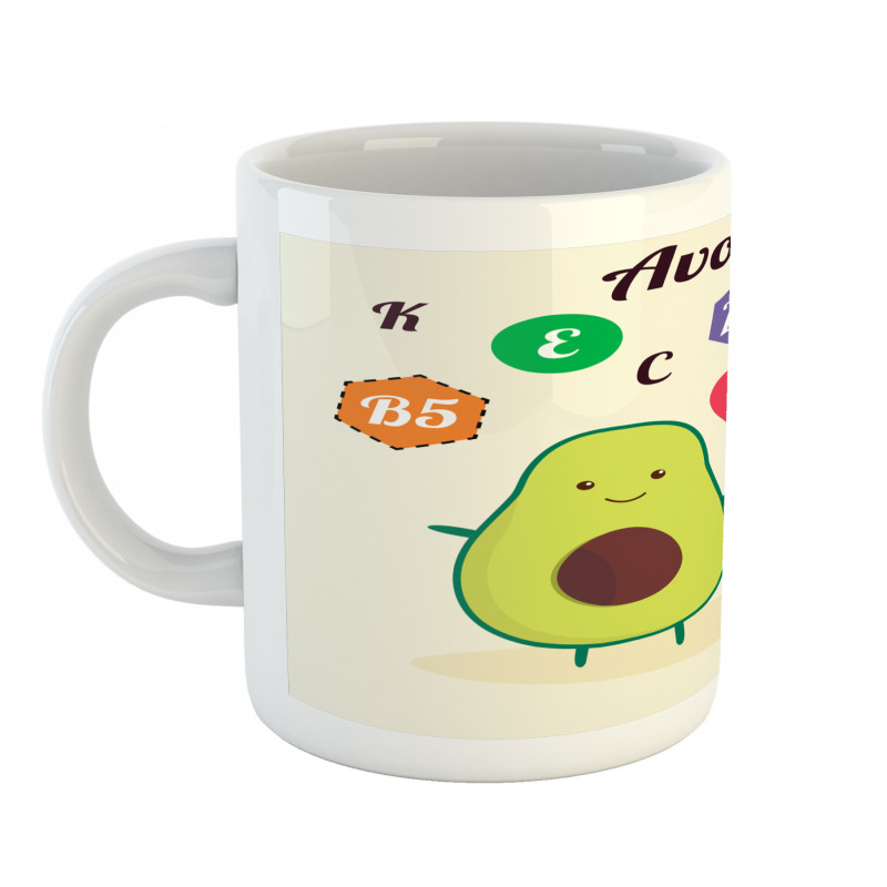 Funny Food Vitamins Mug