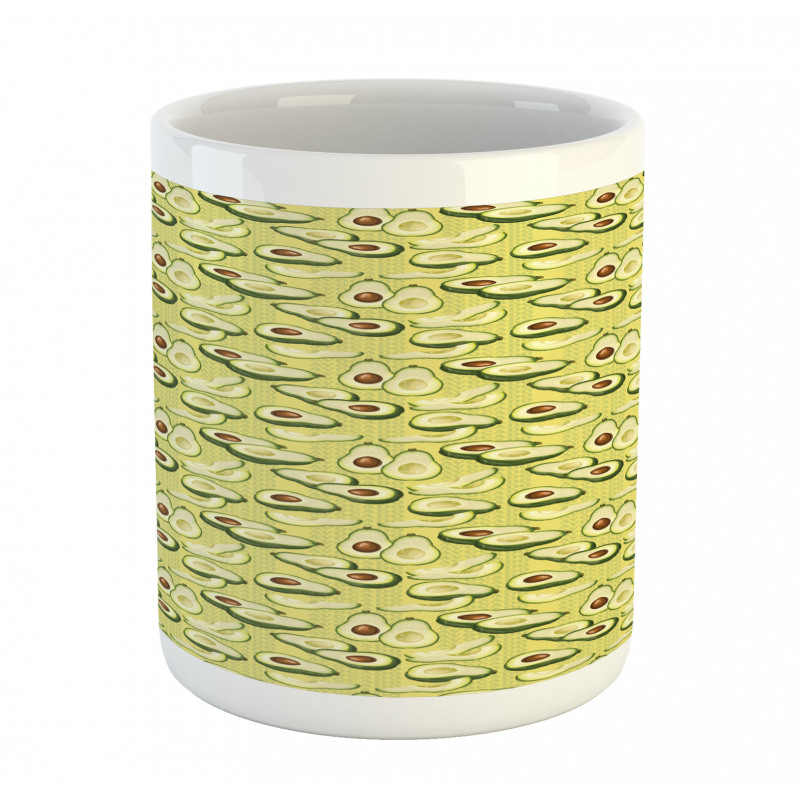 Ripe Avocado Slices Mug